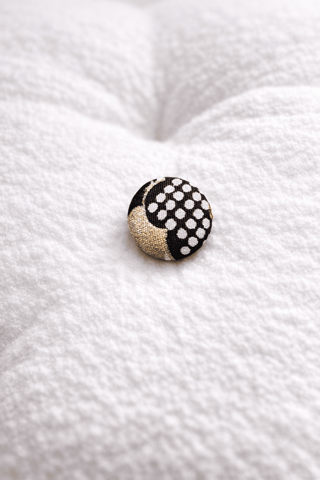 黒留袖のくるみボタン 18mm 6個セット【一点限定】｜ハンドメイド素材・和素材パーツ | 3枚目