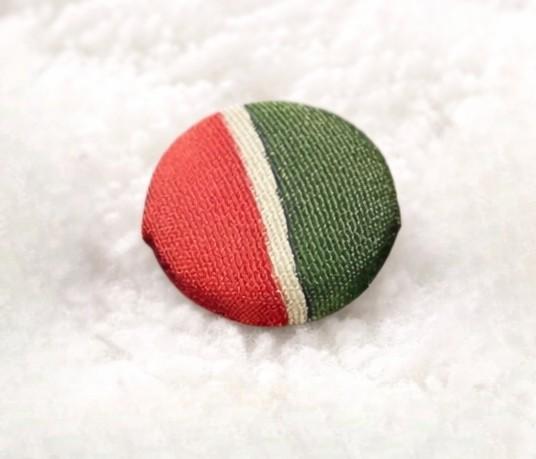 【18mm くるみボタン7個セット 】正絹ヴィンテージ着物 アルミ裏 / アクセサリー・手芸材料に | 5枚目