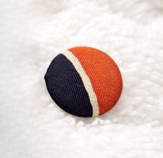 【18mm くるみボタン7個セット 】正絹ヴィンテージ着物 アルミ裏 / アクセサリー・手芸材料に | 8枚目